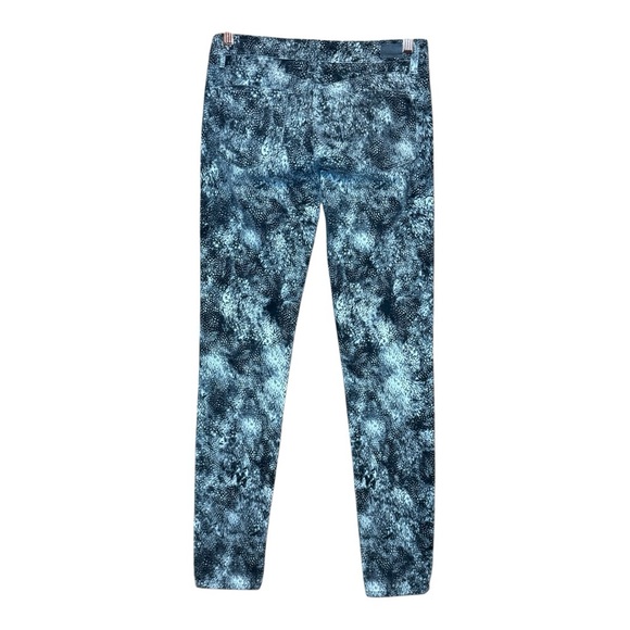 PAIGE Denim Feather Print Cotton Blend Verdugo Ultra Skinny Jeans 27 - Picture 9 of 11